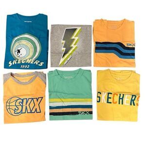 NWOT Skechers Shirts Bundle Boys Size M Short Sleeves